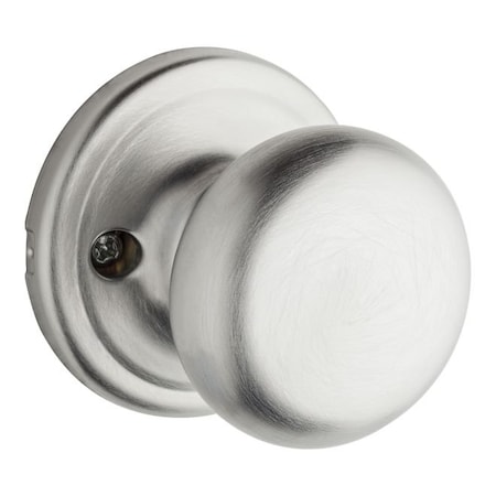 Kwikset Hancock Knob Interior Dummy Handleset Trim, Satin Chrome 968H-26DGC